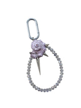 Keychain «Sea Alien» purple clear
