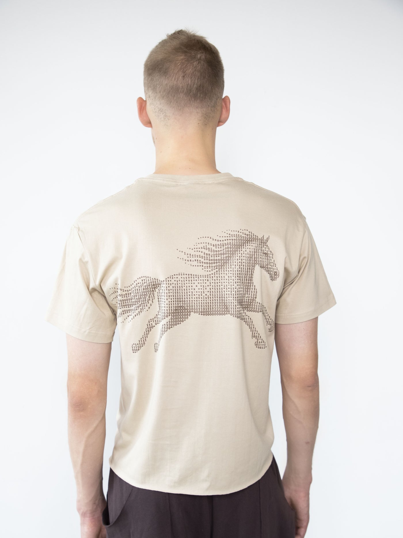 T-shirt «HORSE» beige