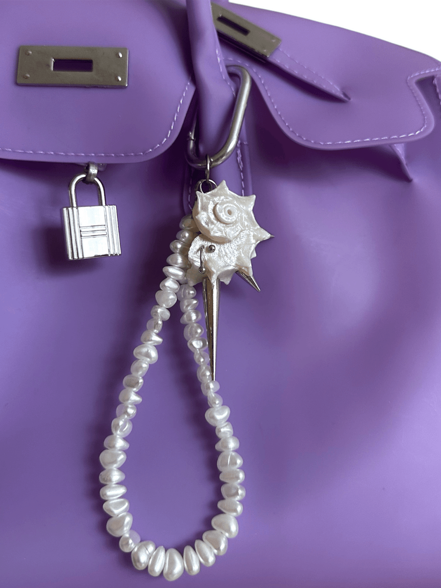 Keychain «Sea Alien» mini pearl