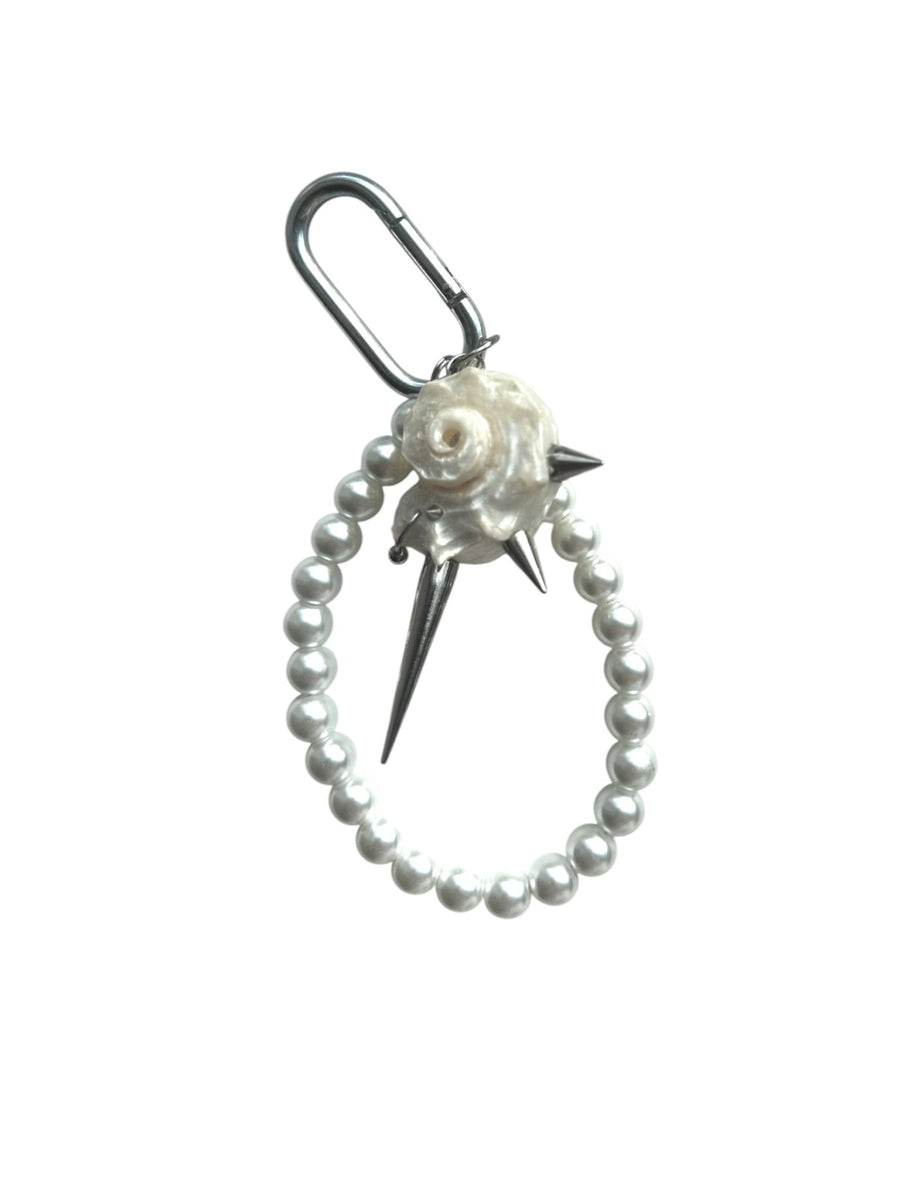 Keychain «Sea Alien» pearl