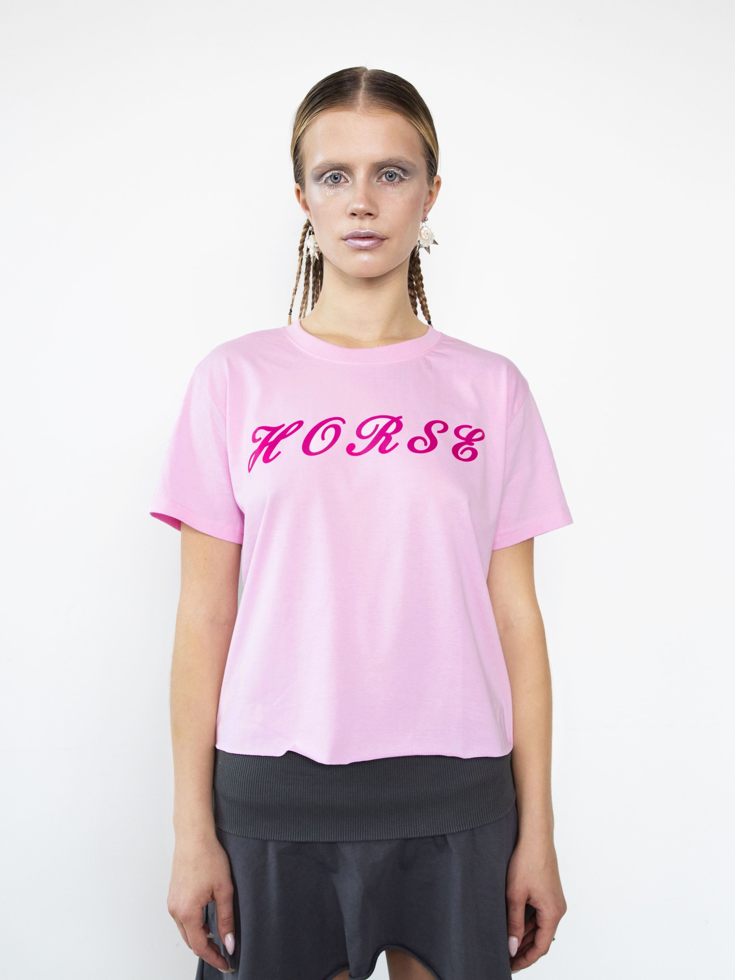 T-shirt «HORSE» babypink