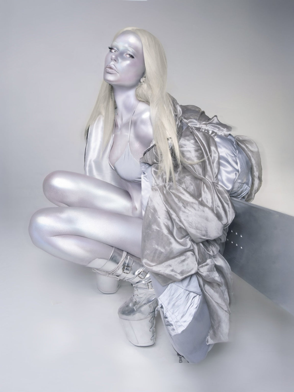Puffer layer jacket SNOW ALIEN - 1n0play
