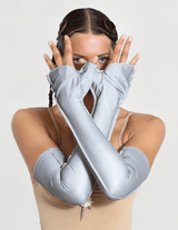 Reflective Fingerless Gloves (Mittens) - 1n0play
