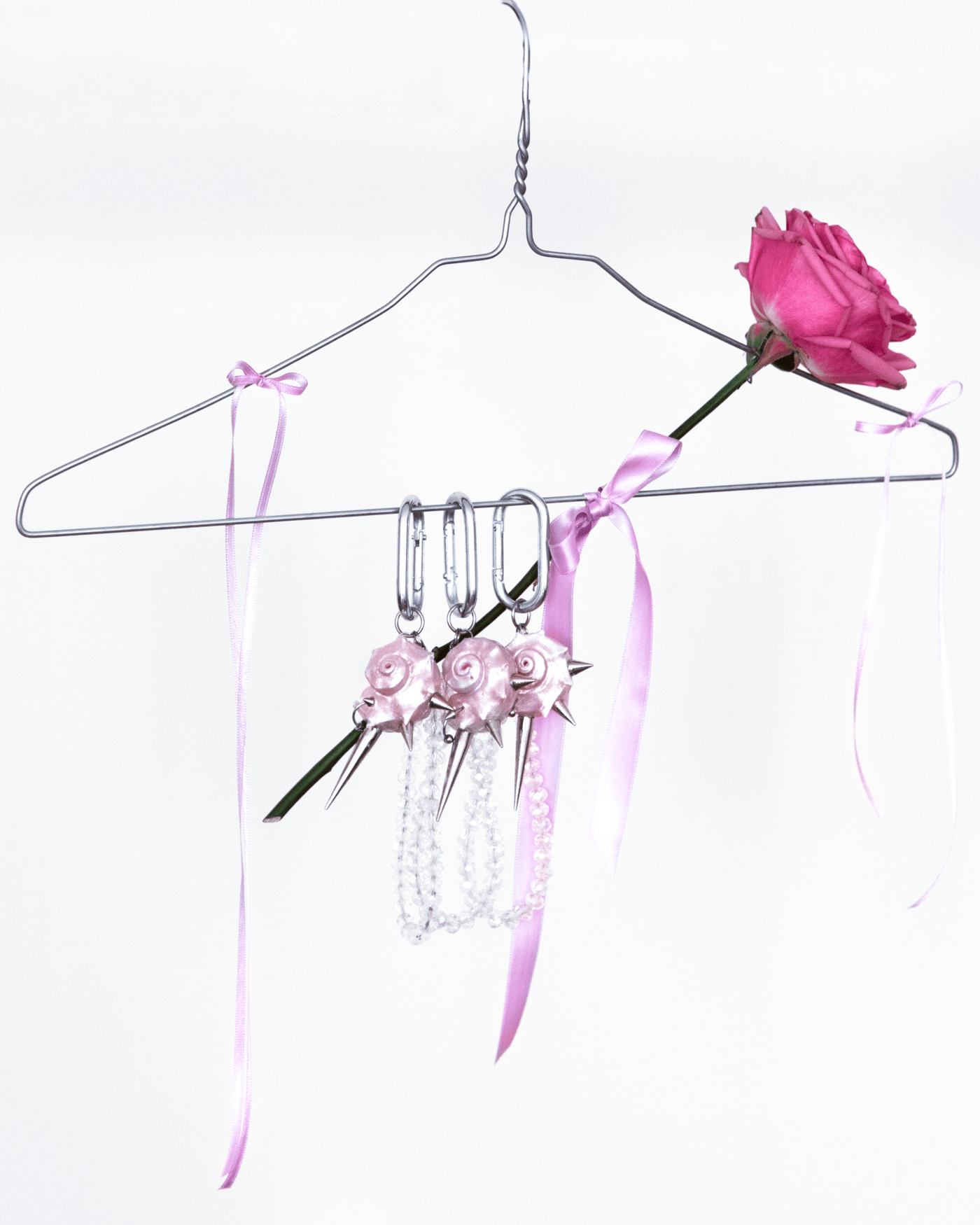 «Sea Alien» purple clear keychain - 1n0play