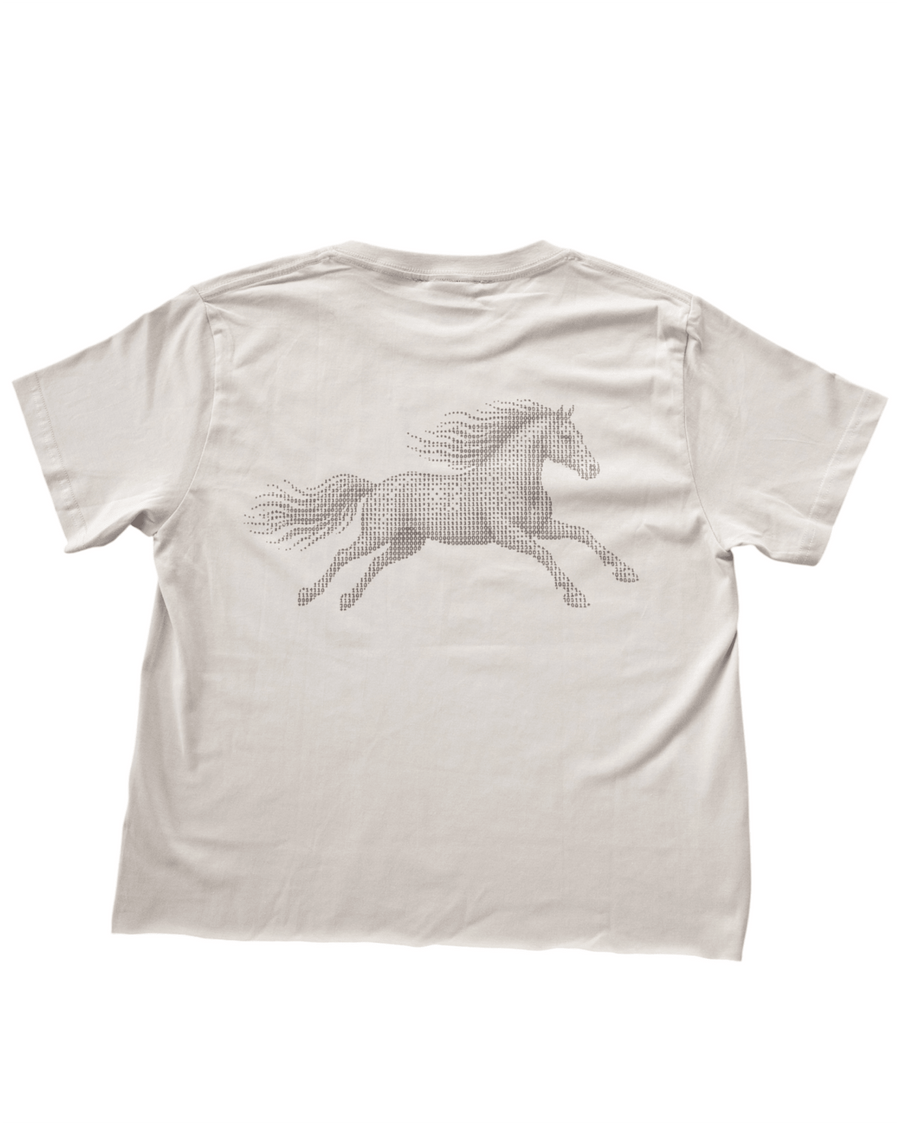 T-shirt «HORSE» beige