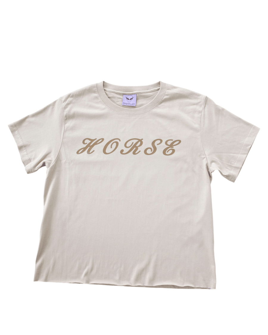 T-shirt «HORSE» beige